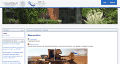 Desktop Screenshot of capacitacionadistancia.imta.mx